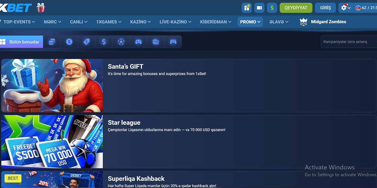 1xbet casino bonuses 1