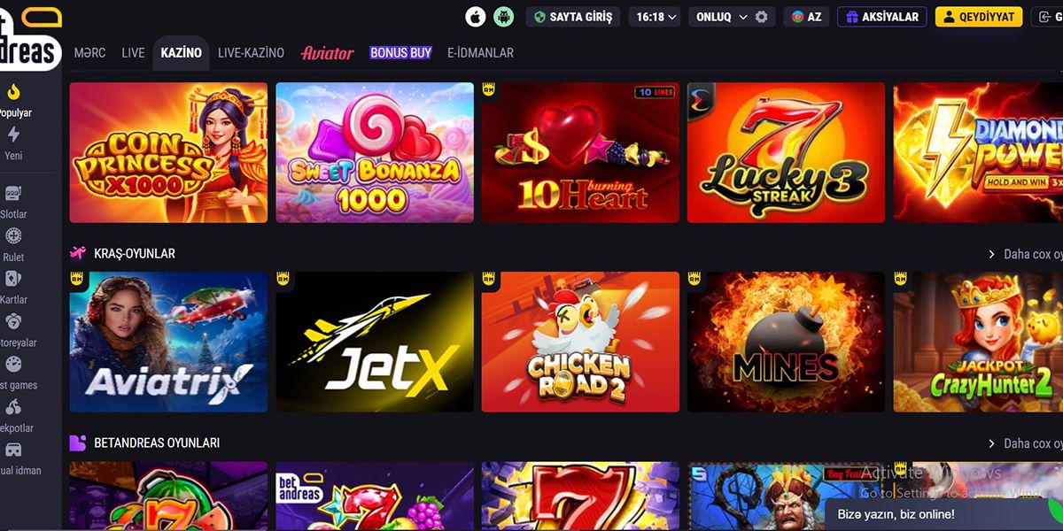 BetAndreas Slot Games 1