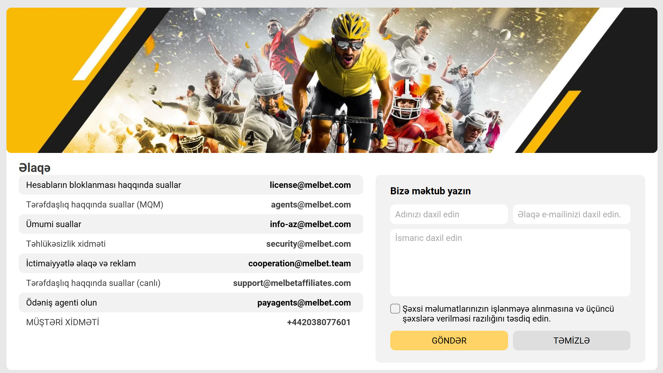 Melbet Casino Customer Support