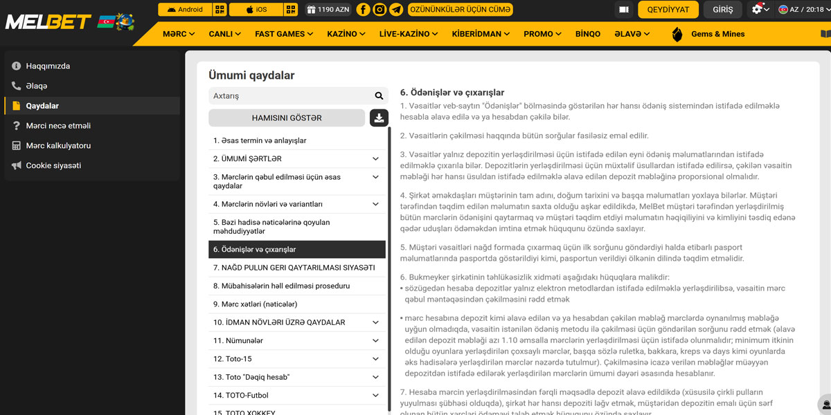 Melbet Casino Withdrawal