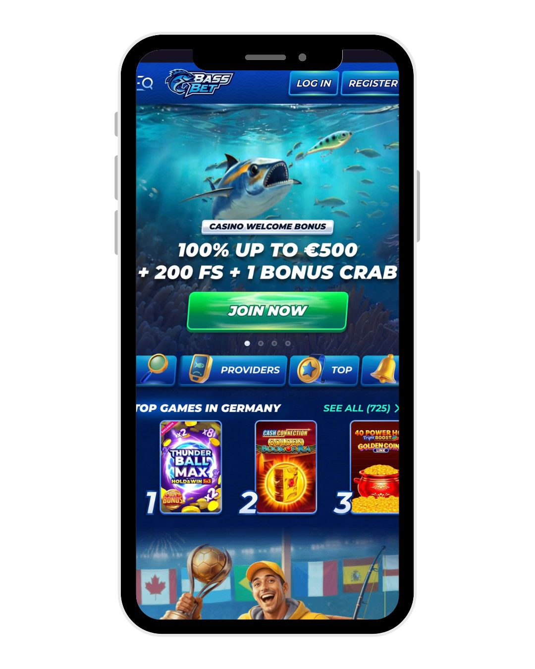 bassbet casino mobile home