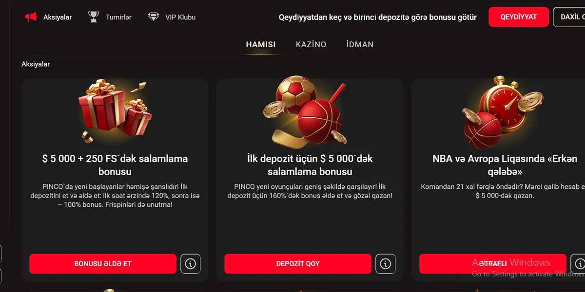 pinco casino promotions 1