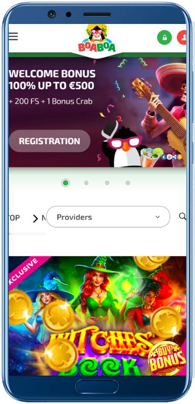 BoaBoa Casino Mobile App Shot