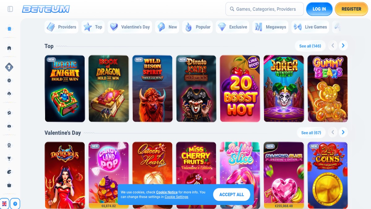 Beteum Casino Game Collection