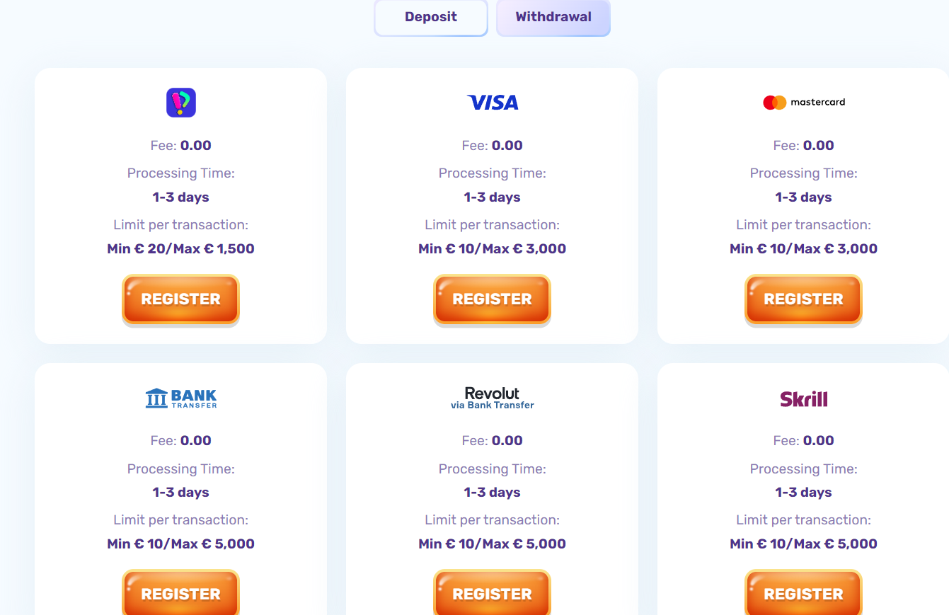 SlotsPalace Withdrawals