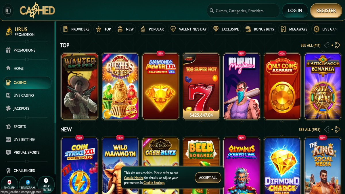 Cashed Casino Game Collection
