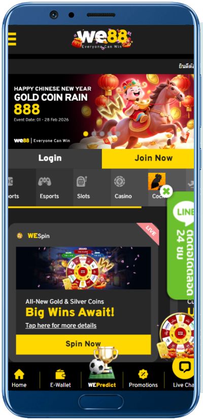 We88 Casino Mobile App Shot