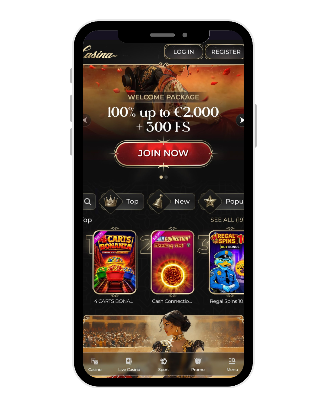 casina casino mobile home