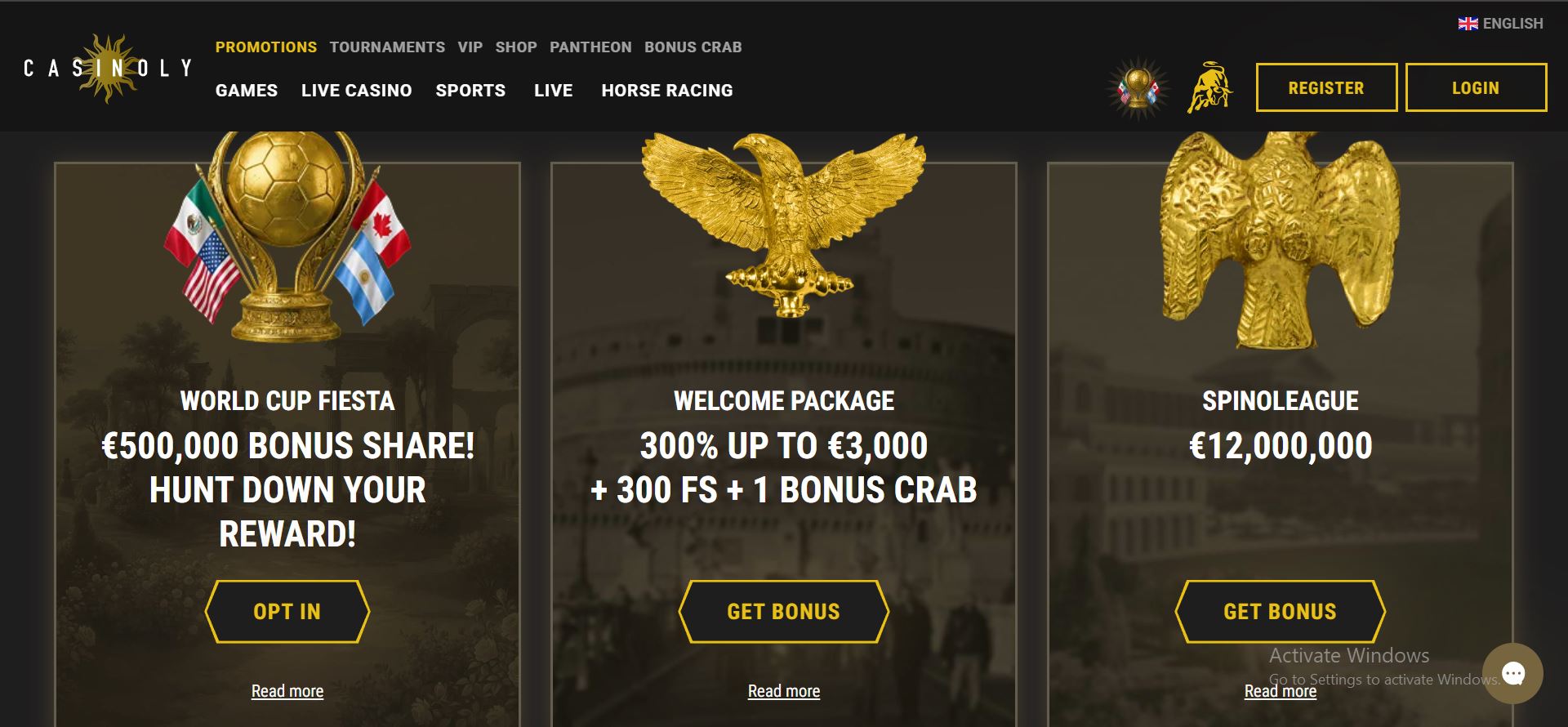 casinoly casino promotions