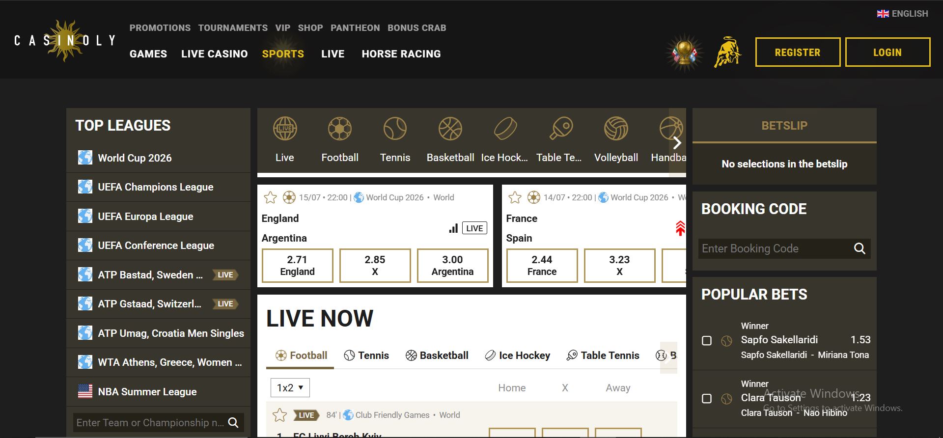 casinoly casino sports betting