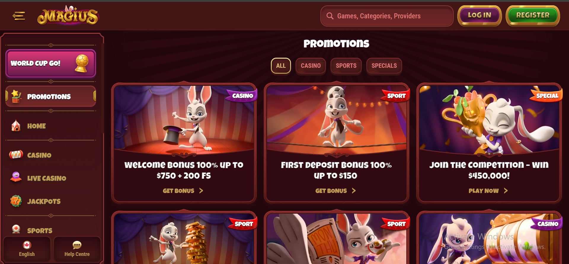 magius casino promotions
