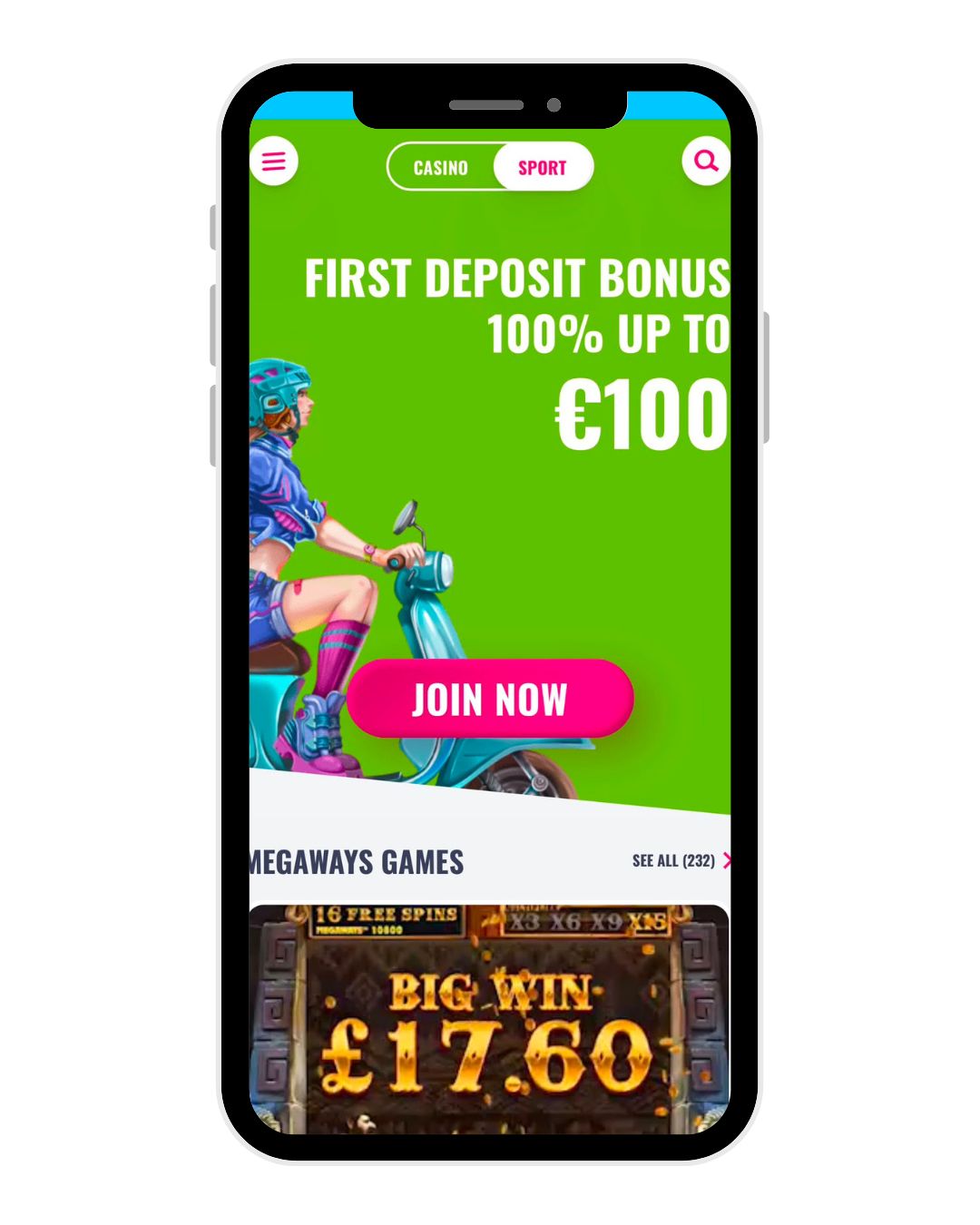 ohmyspins casino mobile home