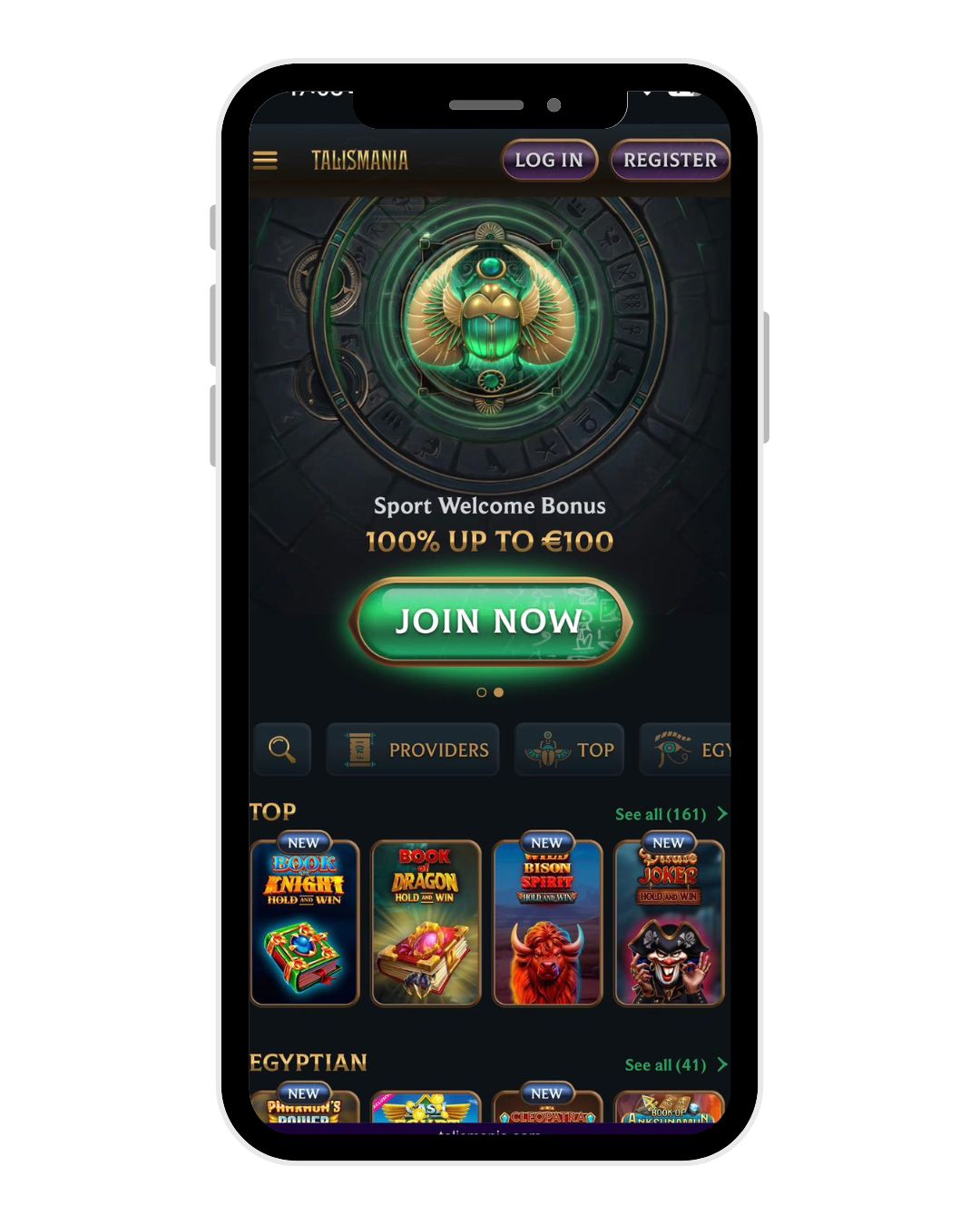 talismania casino mobile home