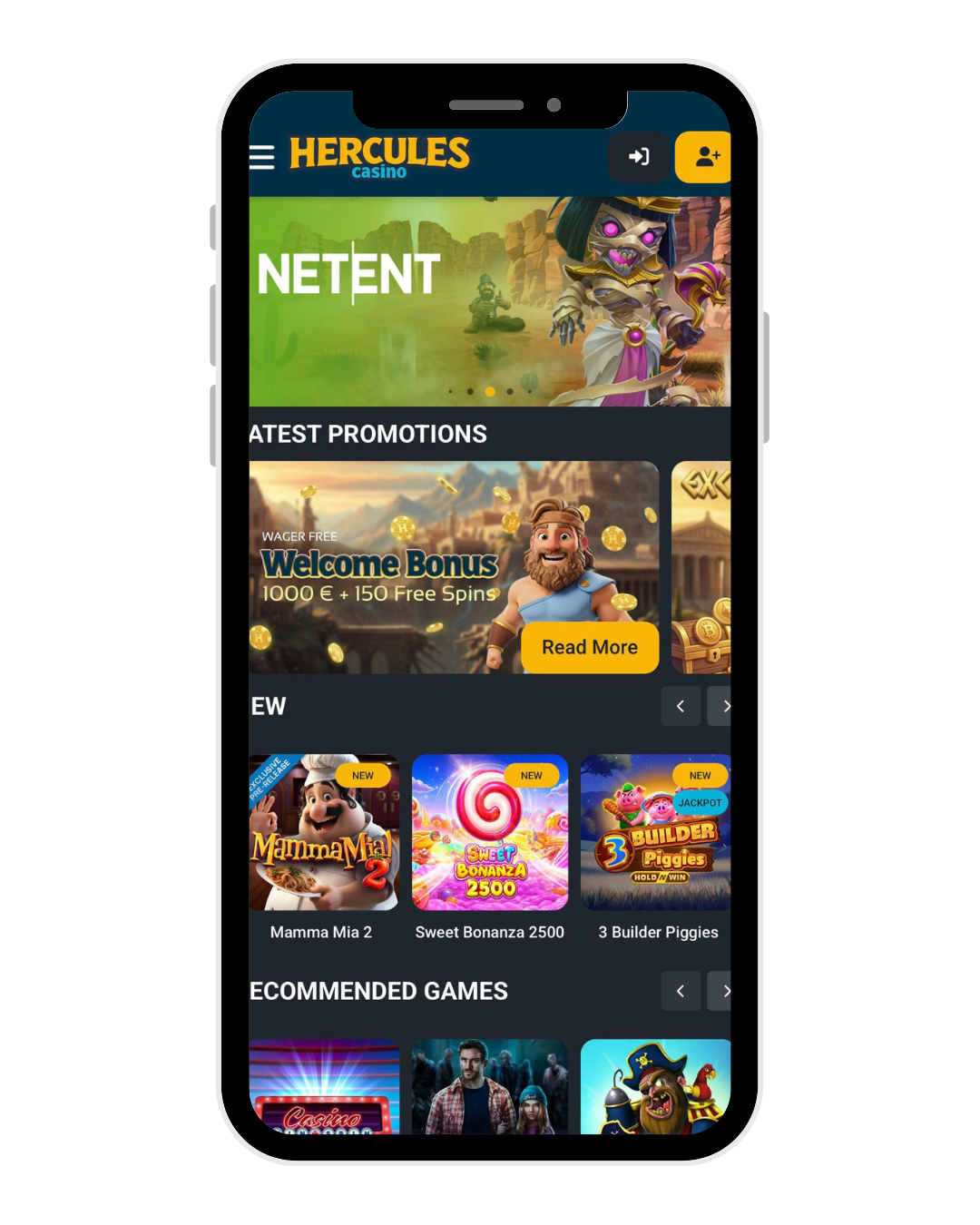 hercules casino mobile home