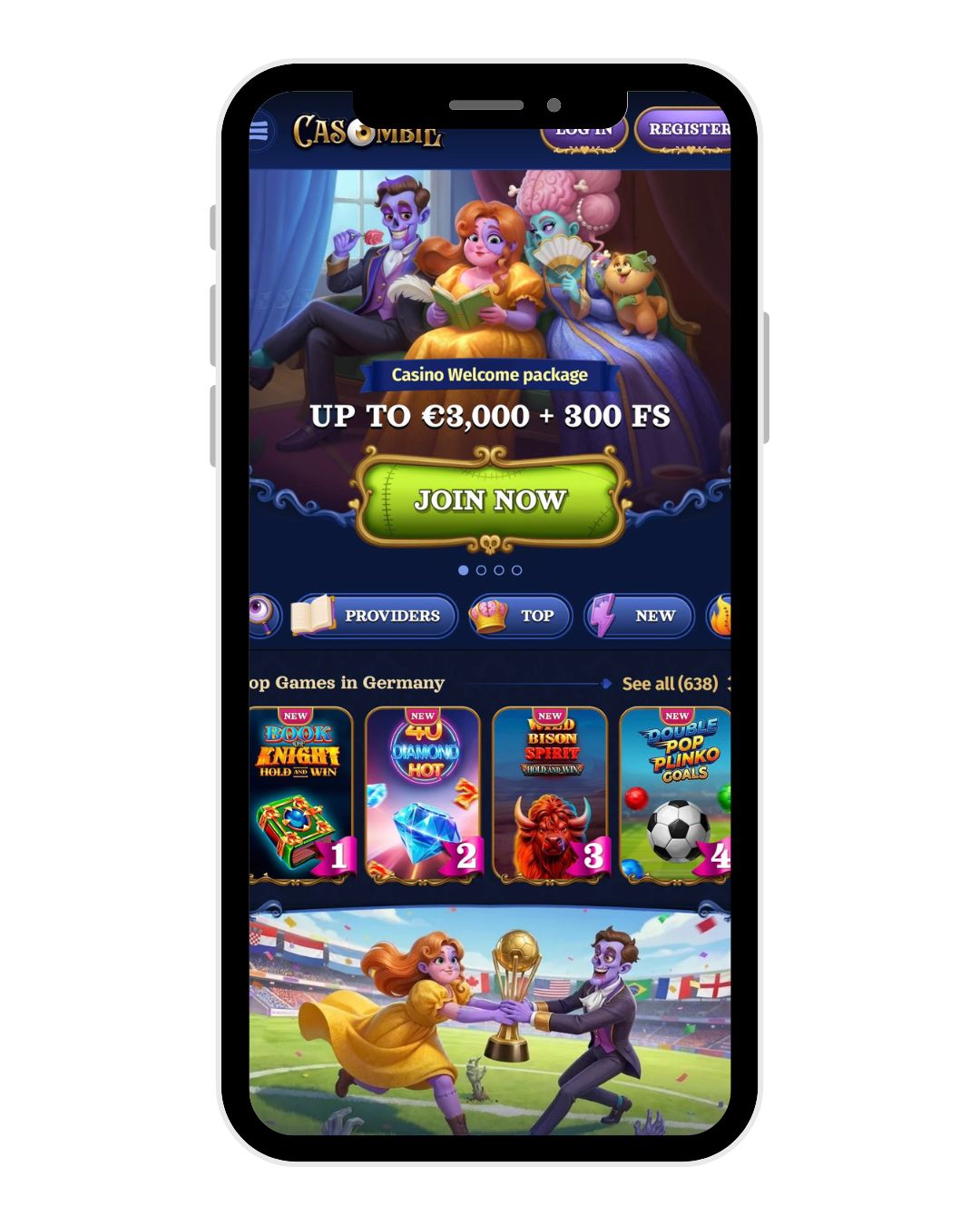 casombie casino mobile home