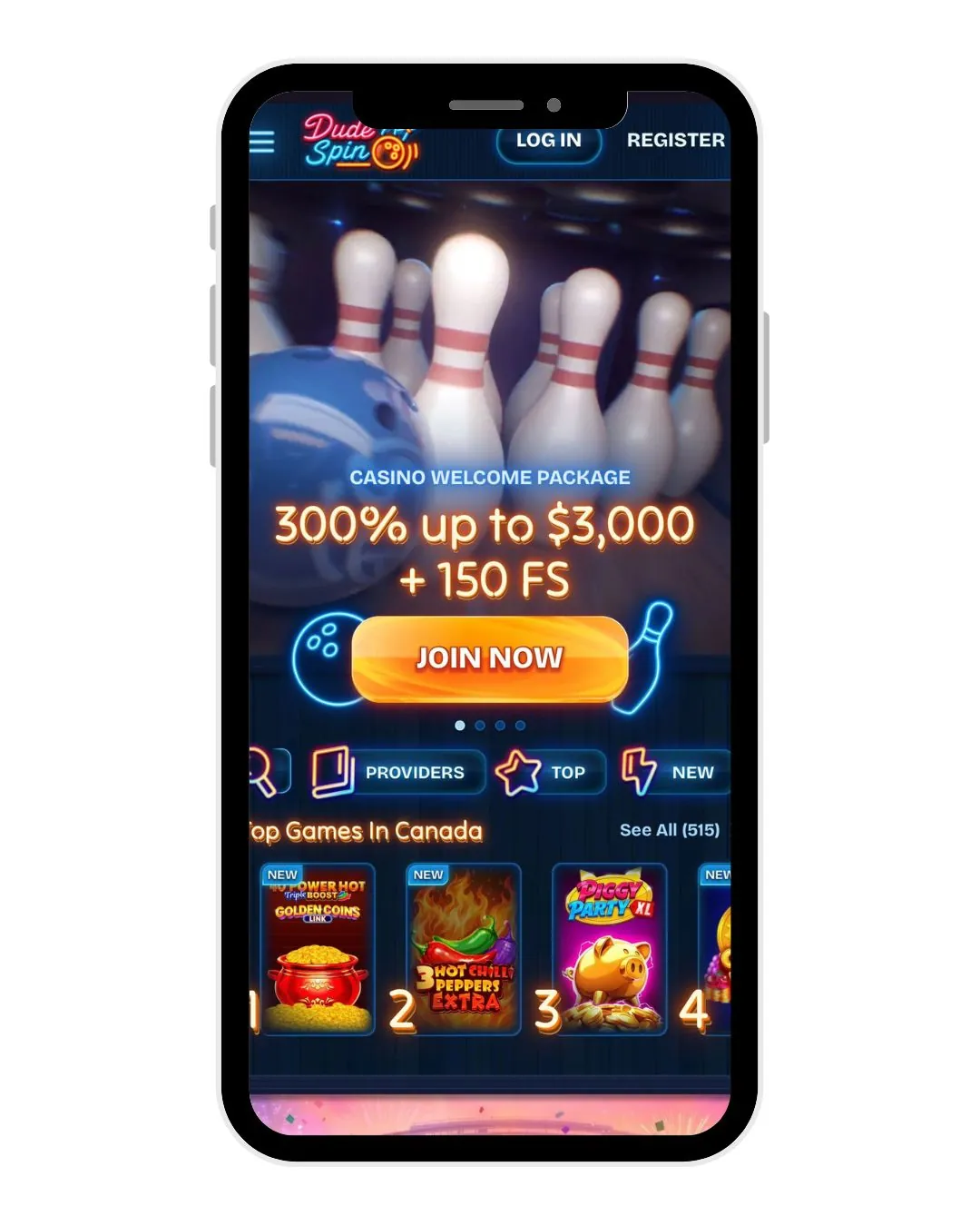 dudespin casino mobile home