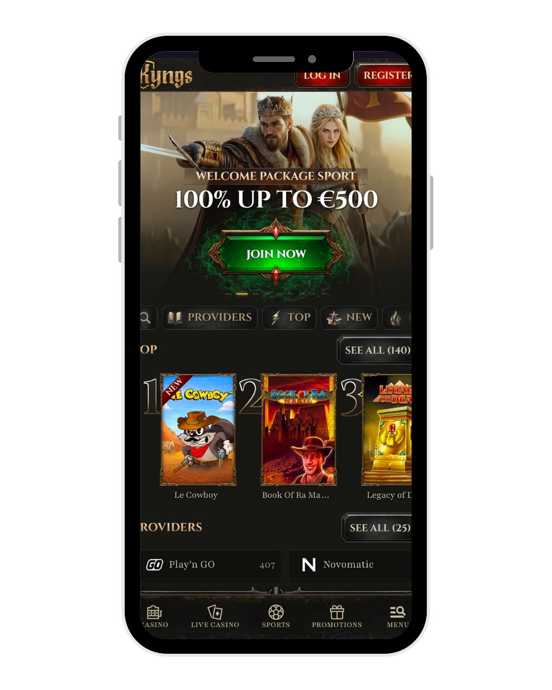 kyngs casino mobile home