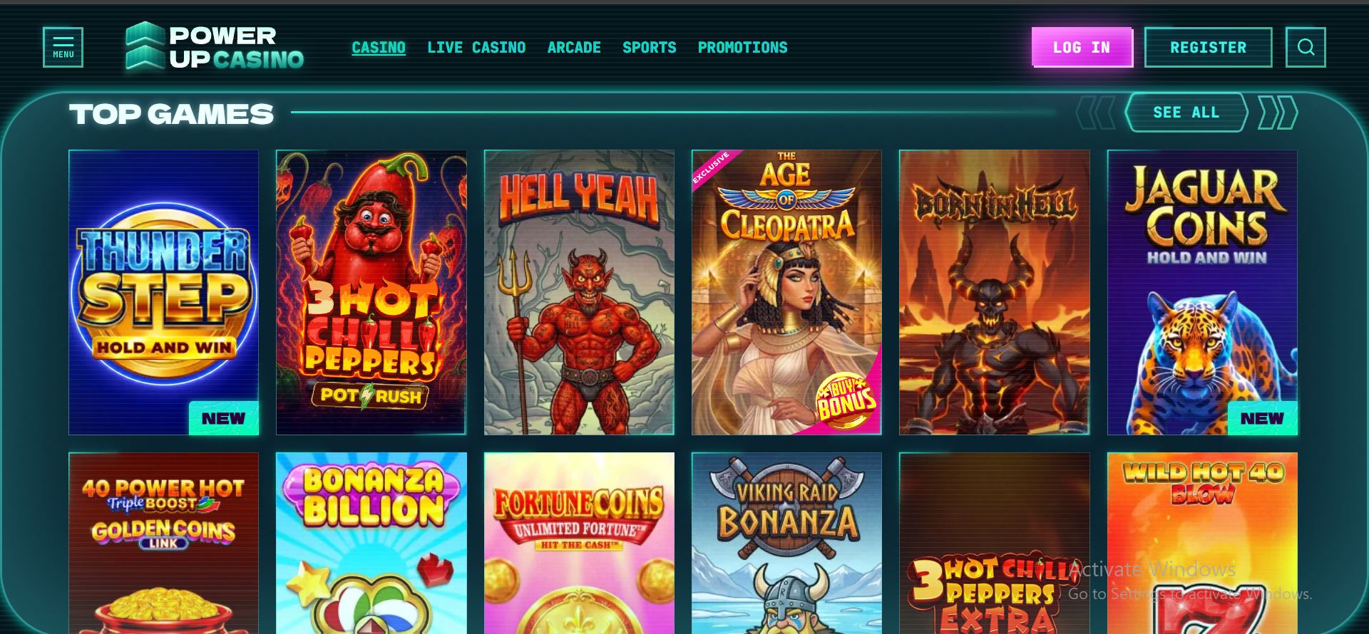 powerup casino slot games