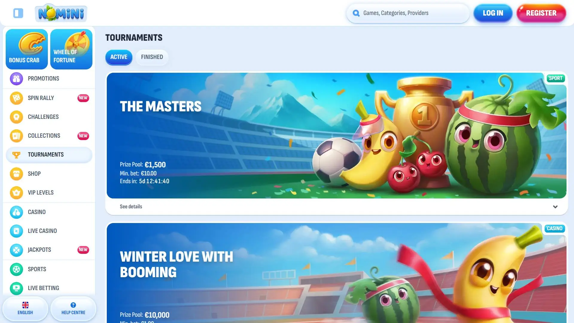 Nomini Tournaments