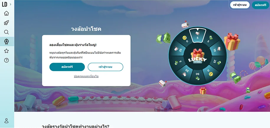 LuckyDays Casino Lucky Wheel