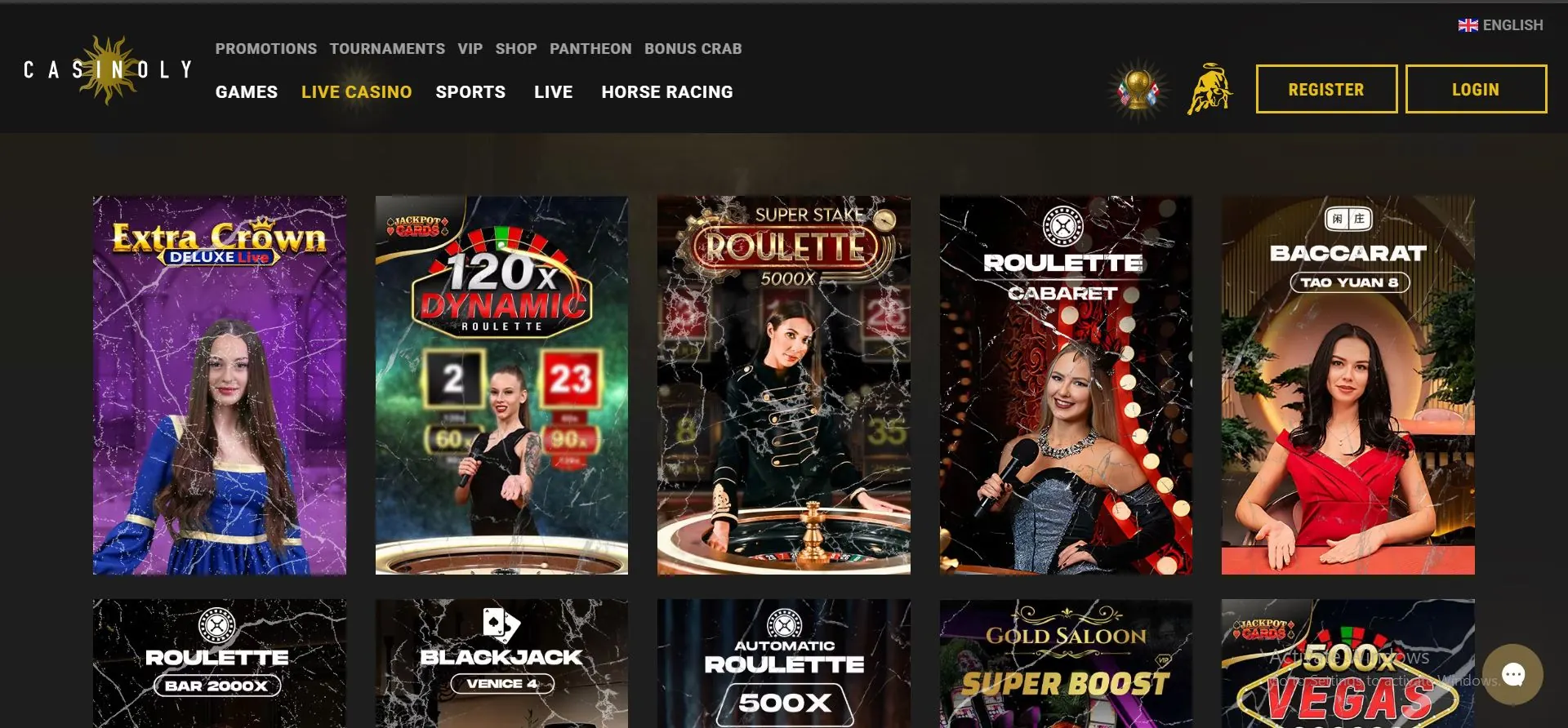 casinoly casino live games