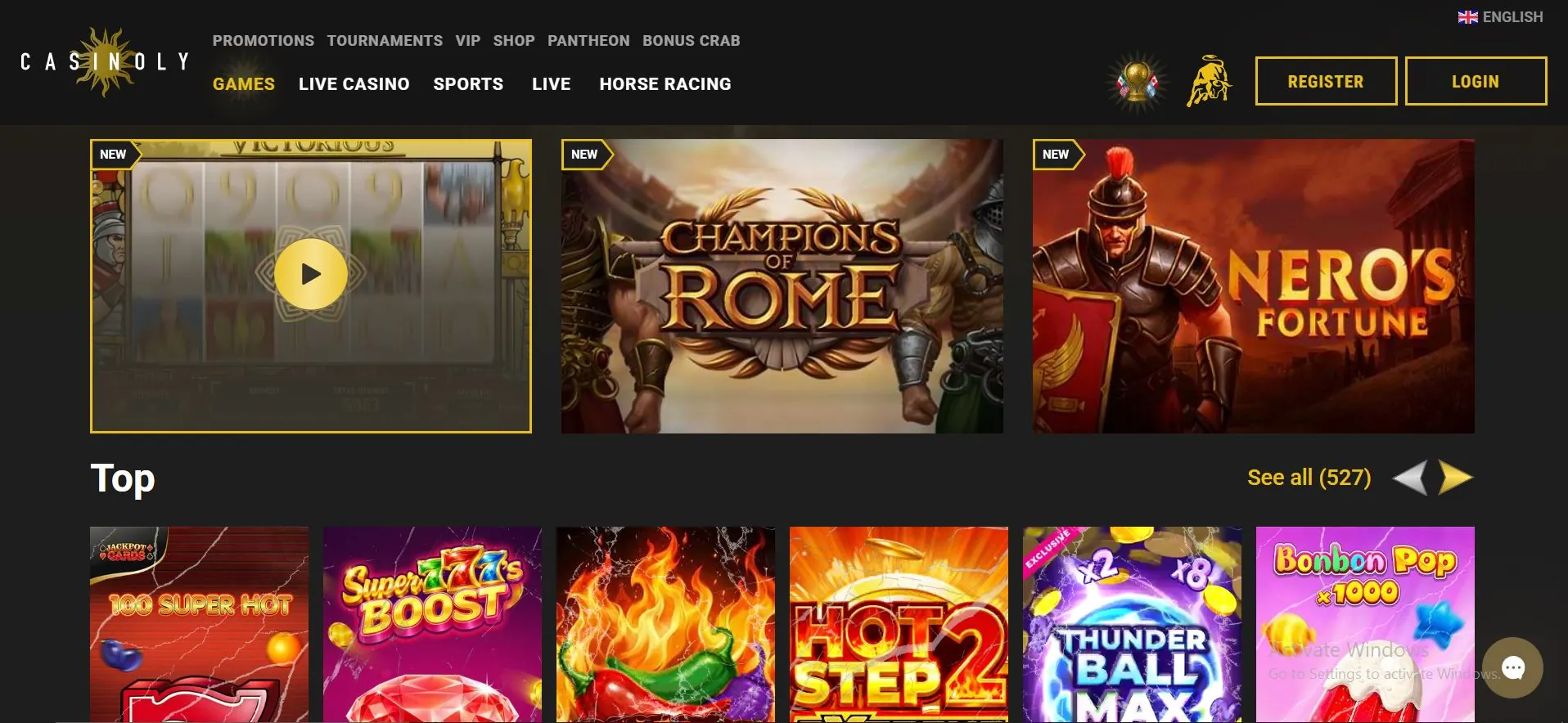 casinoly casino slot games