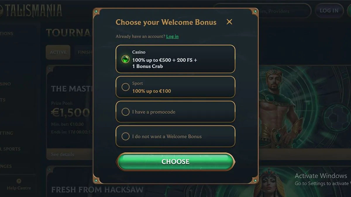 talismania register 1