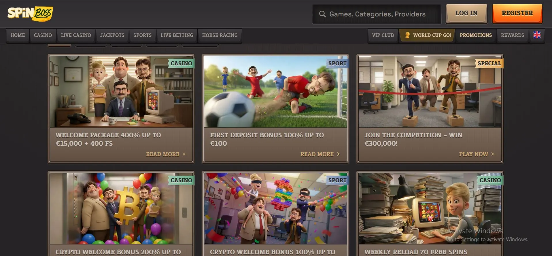 spinboss casino promotions