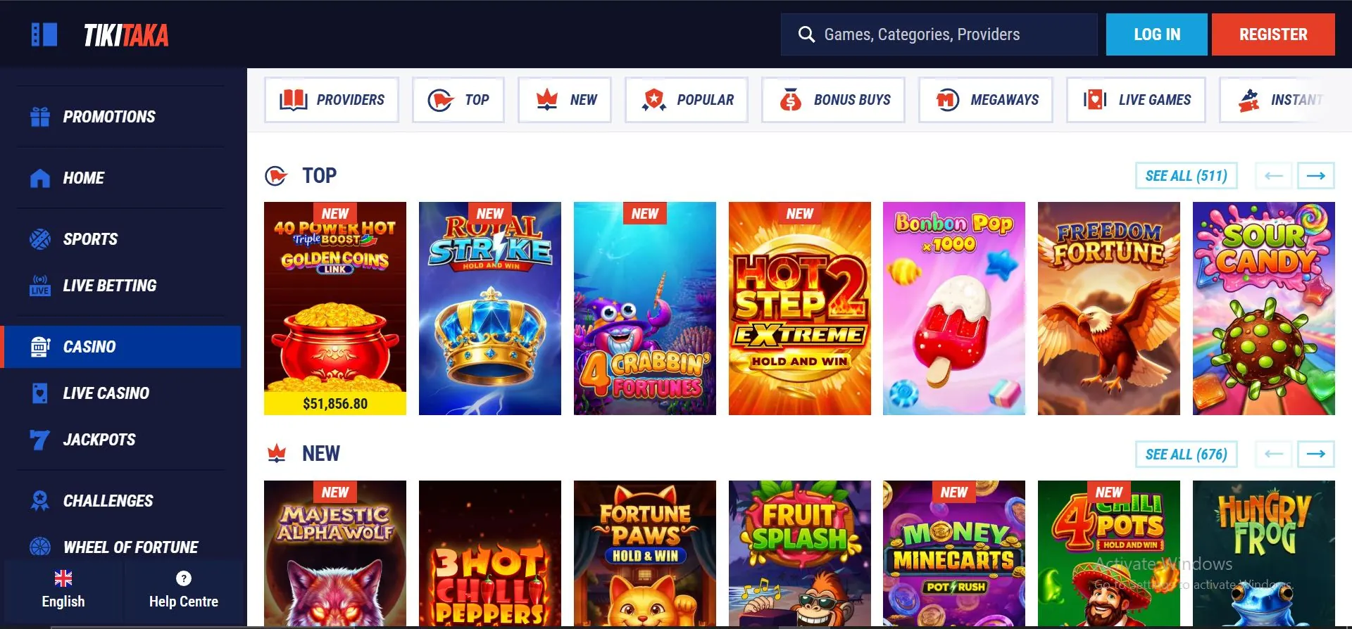 tikitaka casino slot games