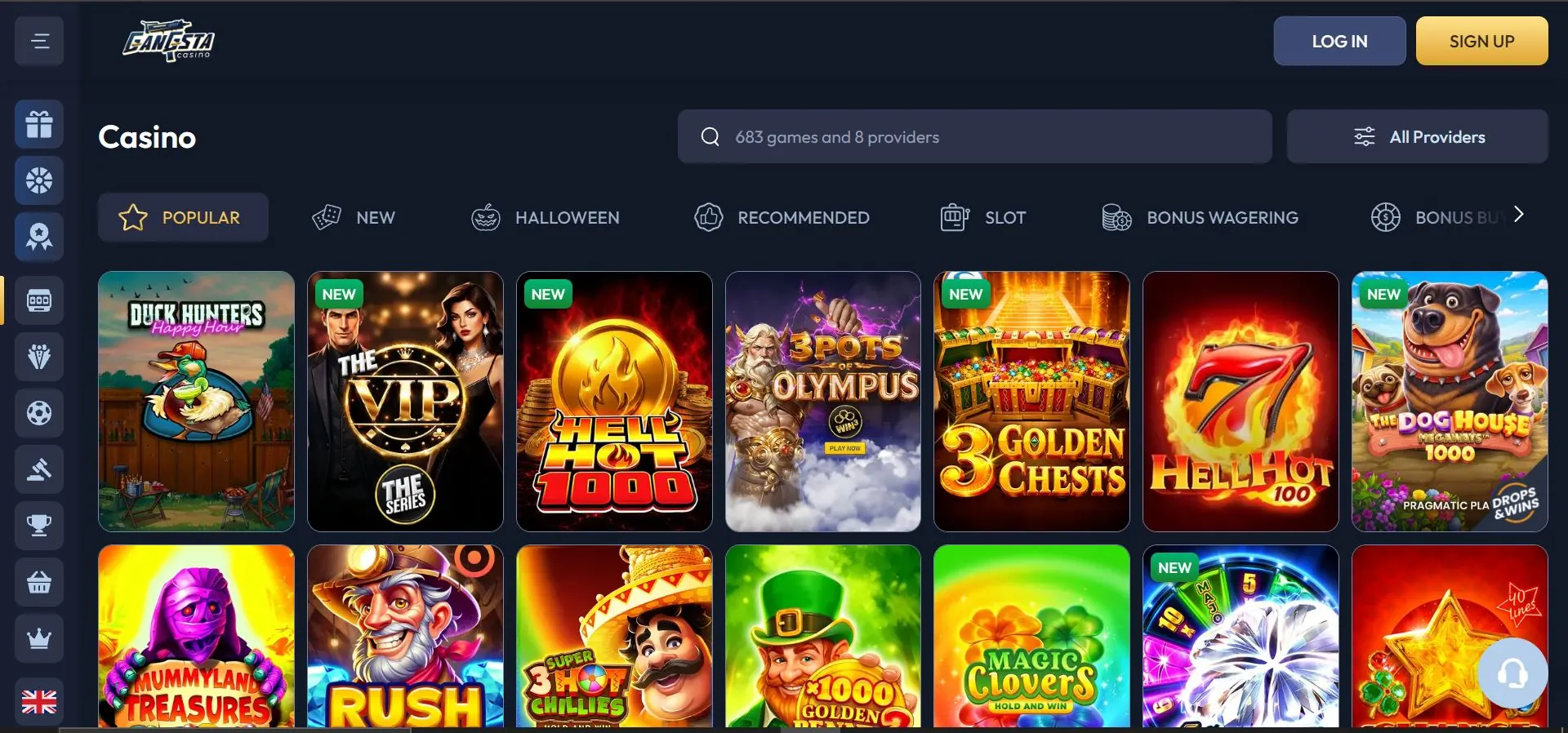 gangsta casino slot games