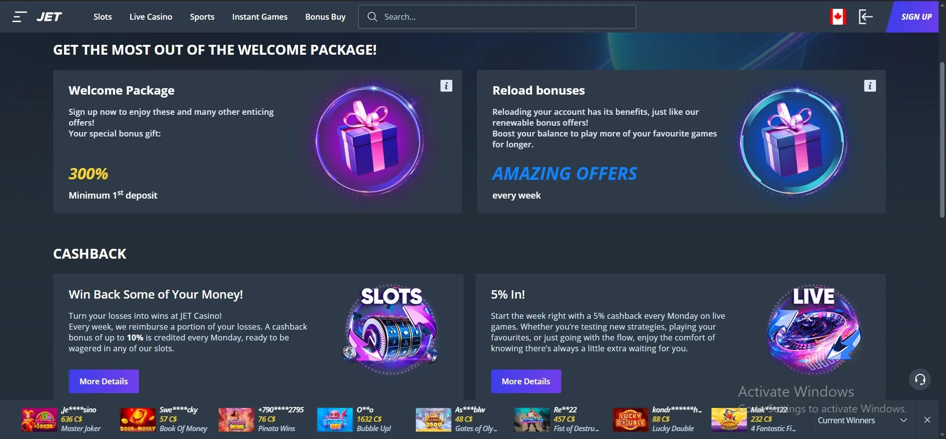 jet casino promotions
