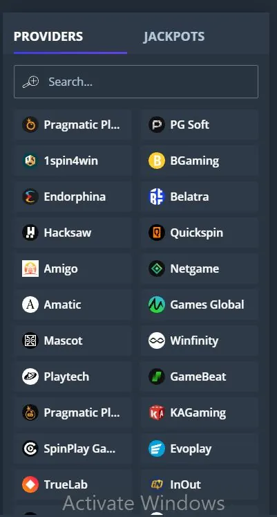 jet casino providers